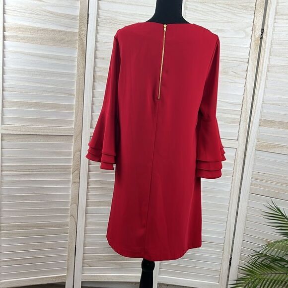 Anna Cate Kylie Dress Scarlet Red Medium - Picture 9 of 13